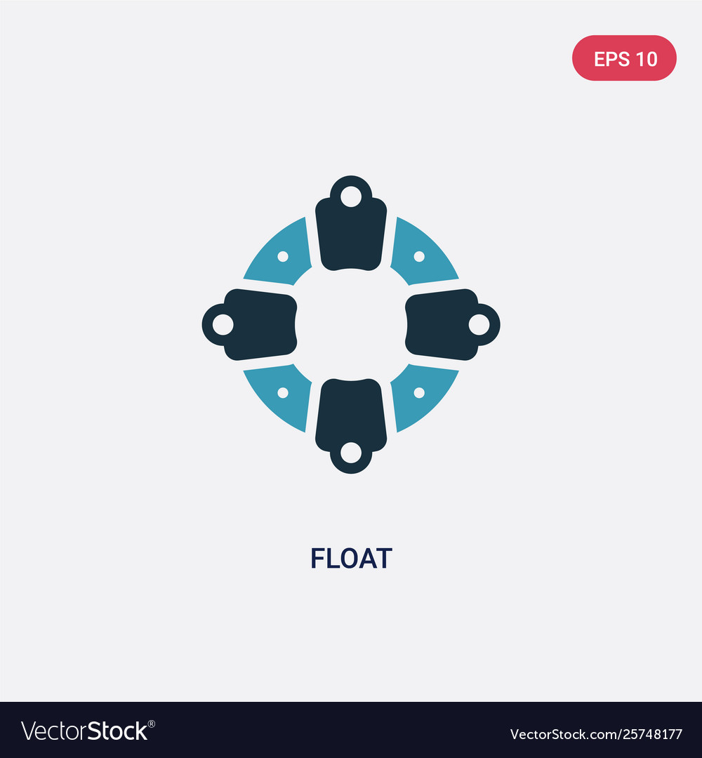 Two color float icon from security concept vector image Two color float icon from security concept