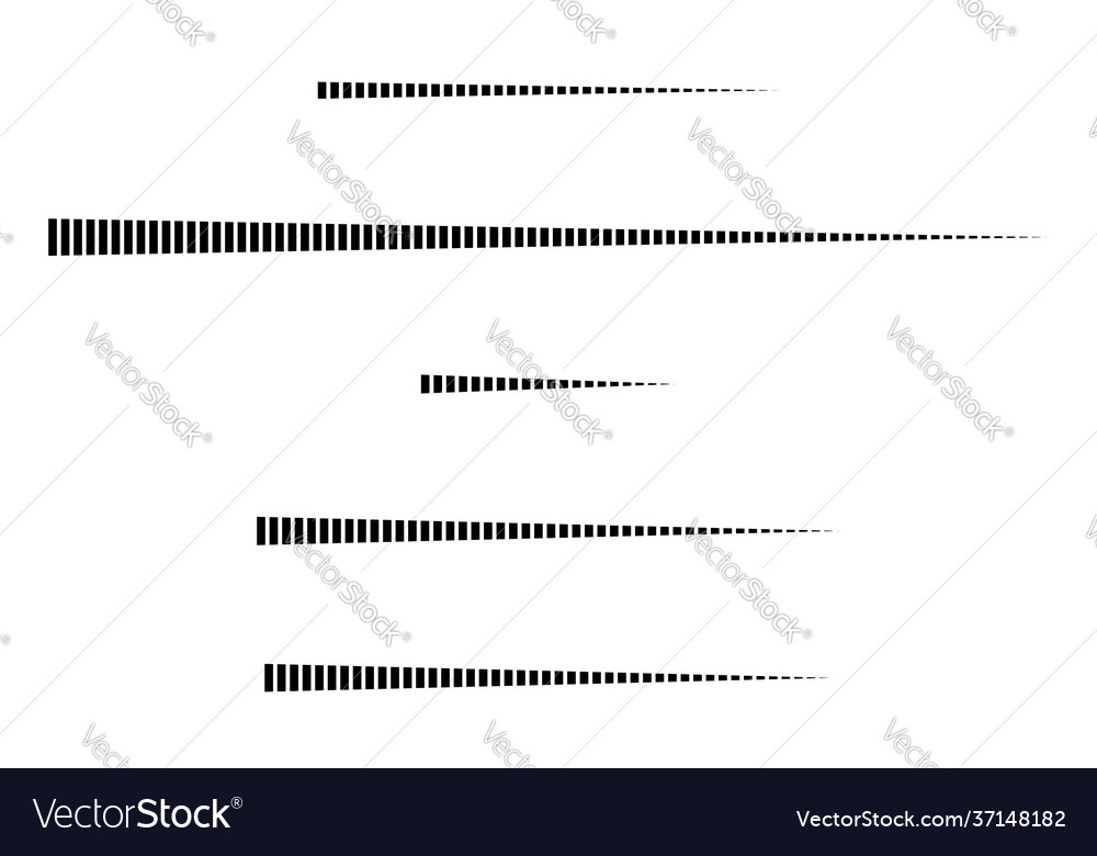 Dashed random straight parallel lines geometric Vector Image Dashed random straight parallel lines geometric