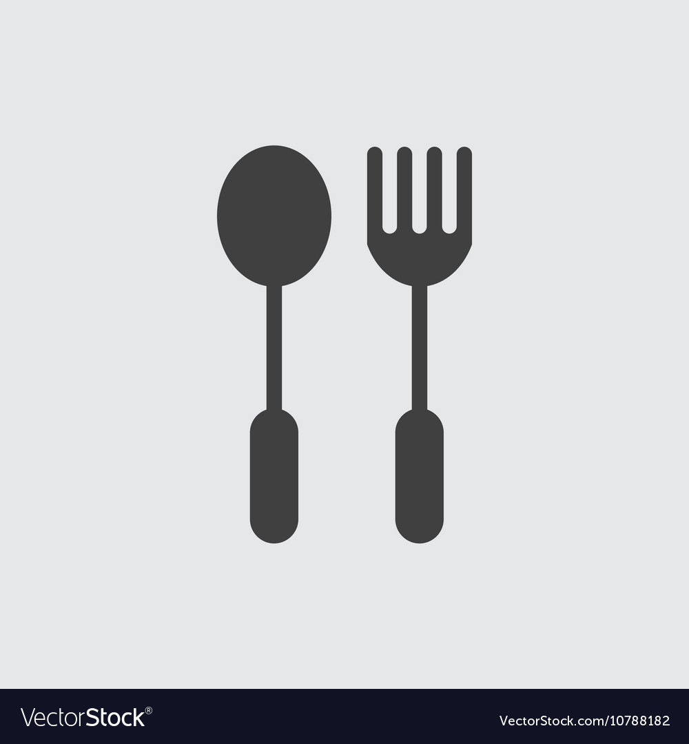 Fork and spoon icon