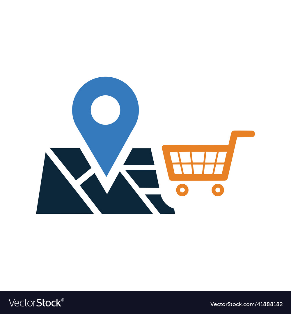 Map store location icon graphics