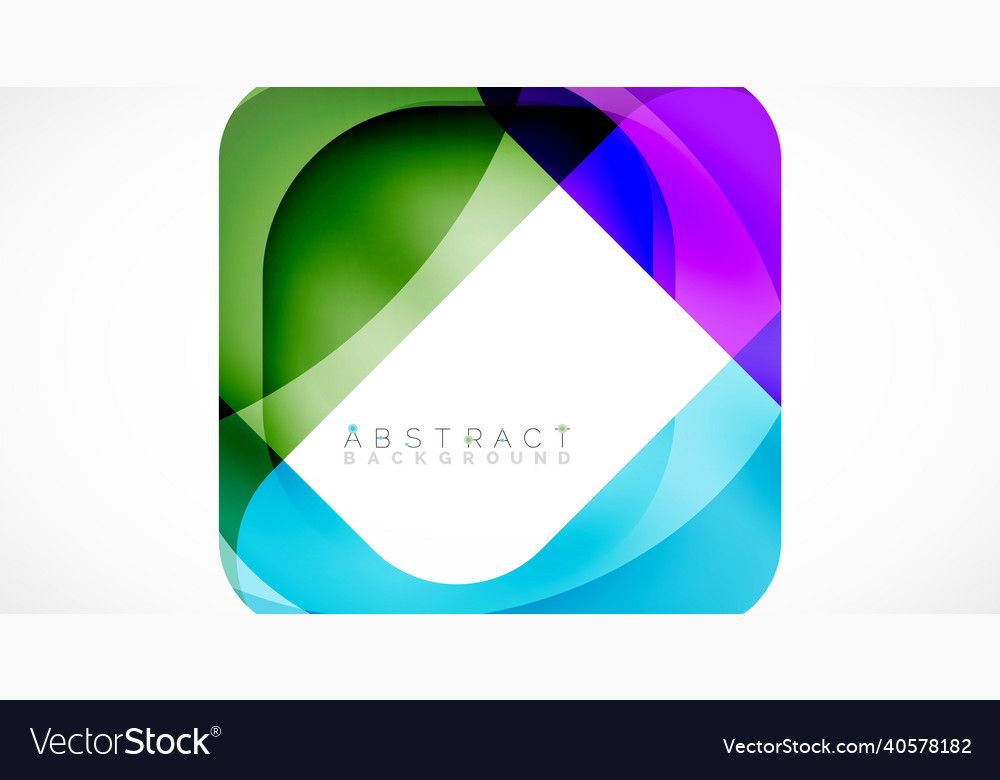 Minimal background abstract square shape vector image Minimal background abstract square shape