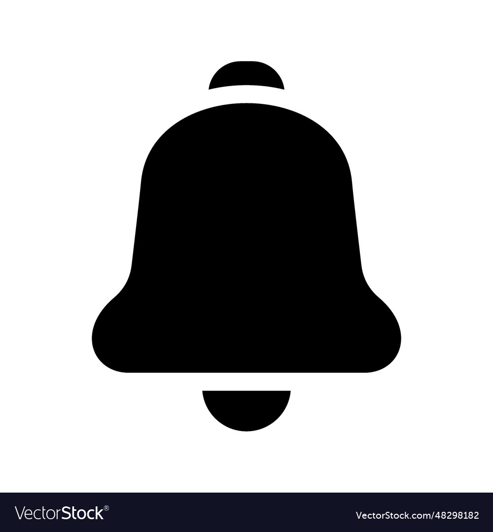 Notification icon Royalty Free Vector Image - VectorStock