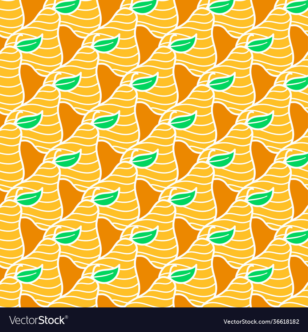 Pear fruit seamless background print repeat