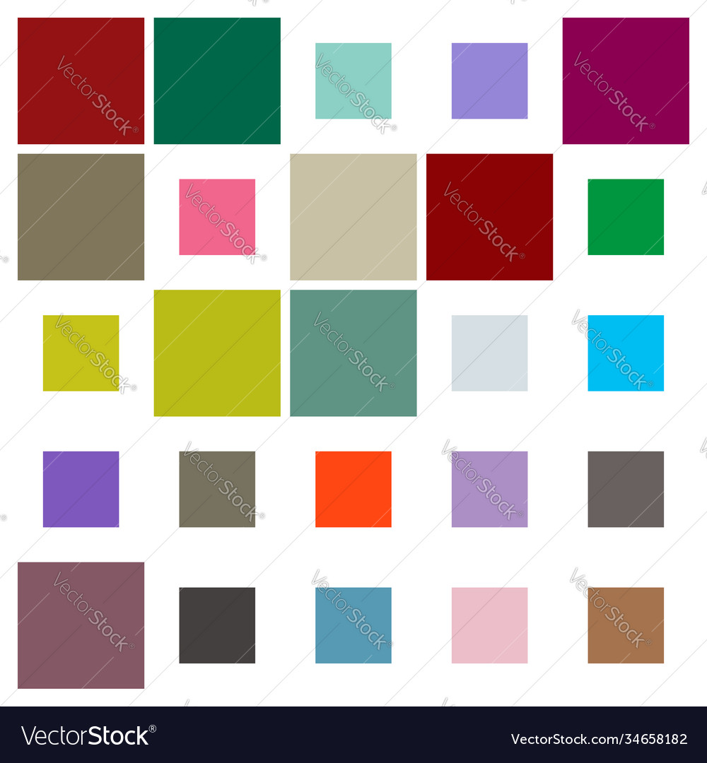 Random size squares design element