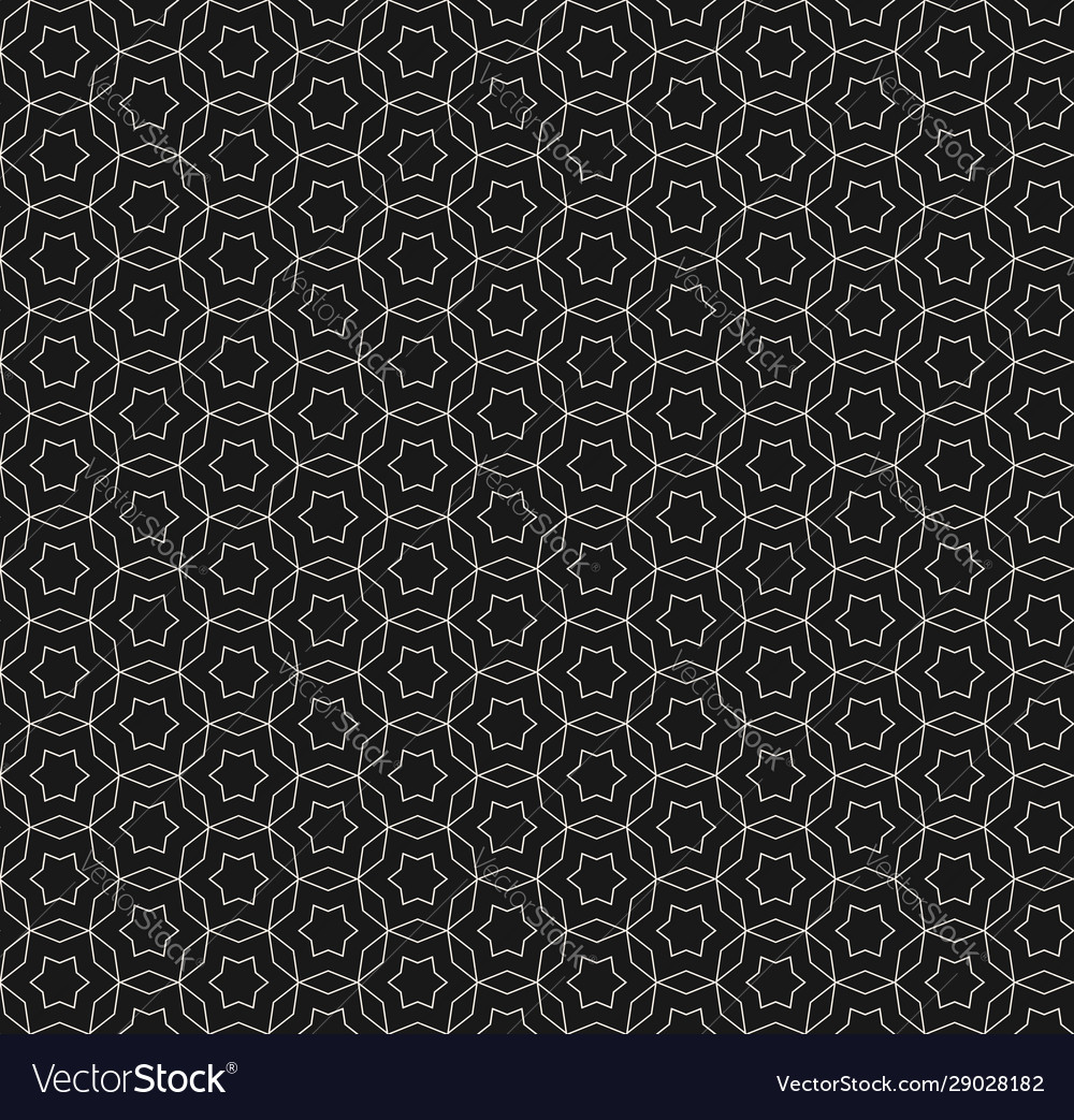 Repeat black seamless pattern thin lines lattice Vector Image Repeat black seamless pattern thin lines lattice
