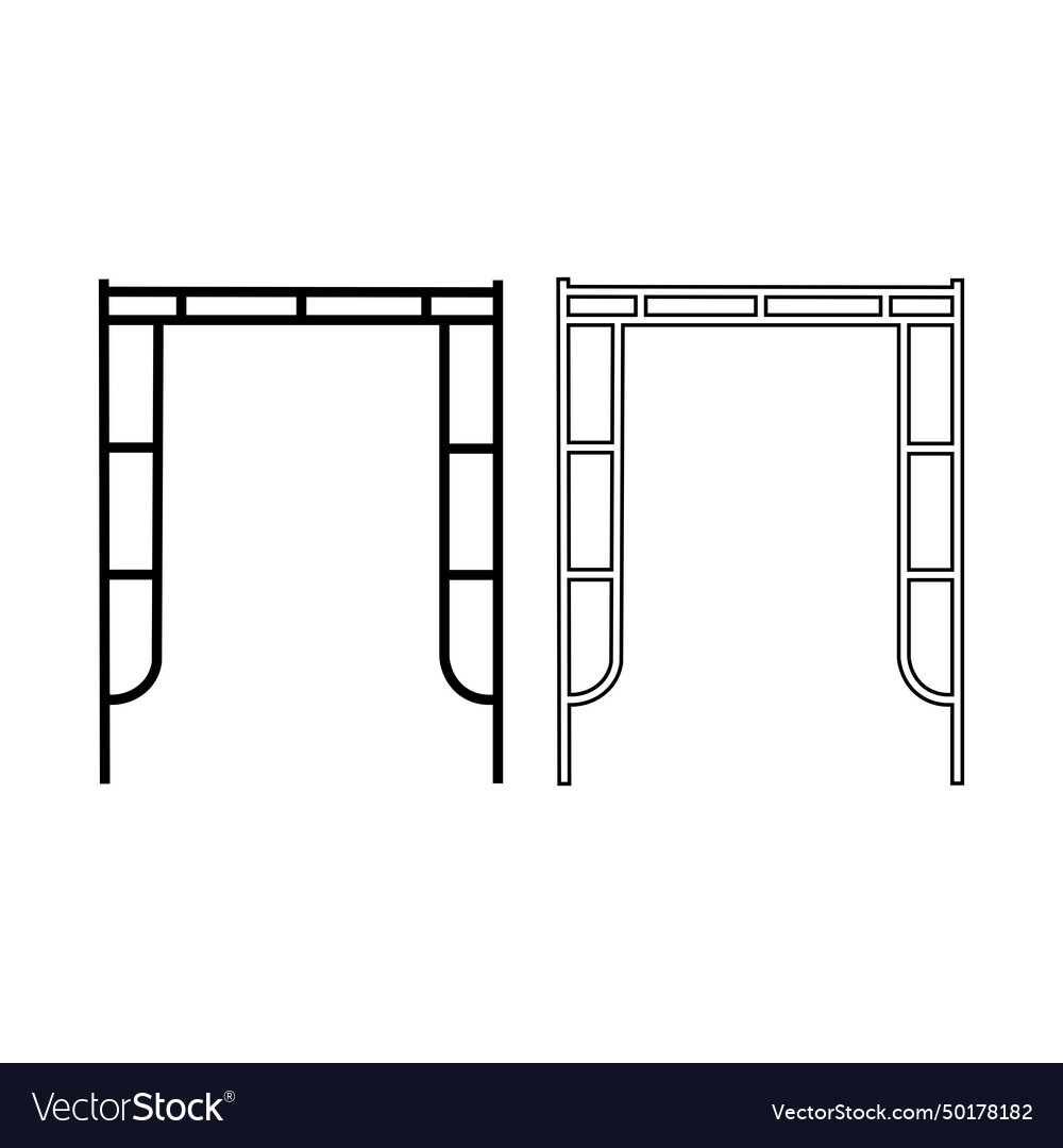 Scaffolding icon Vector Image Scaffolding icon