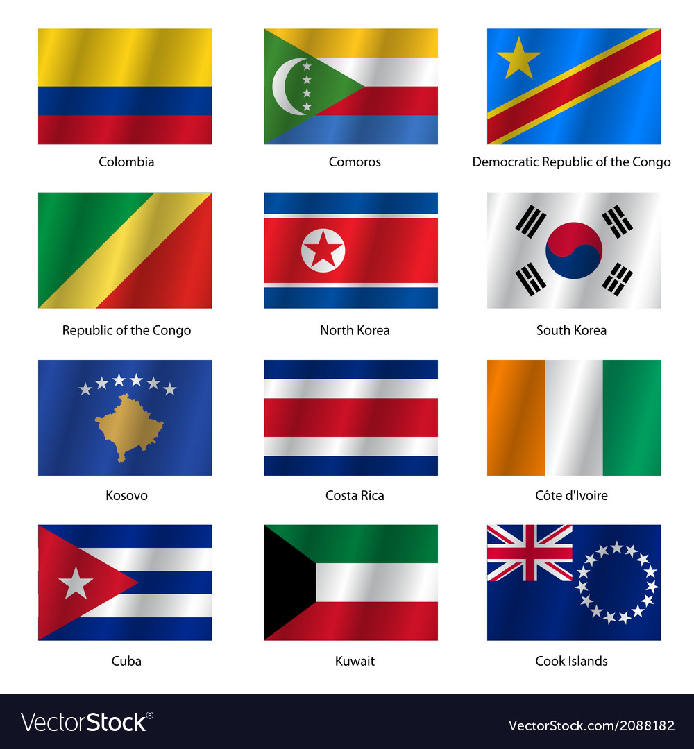 Set flags of world sovereign states