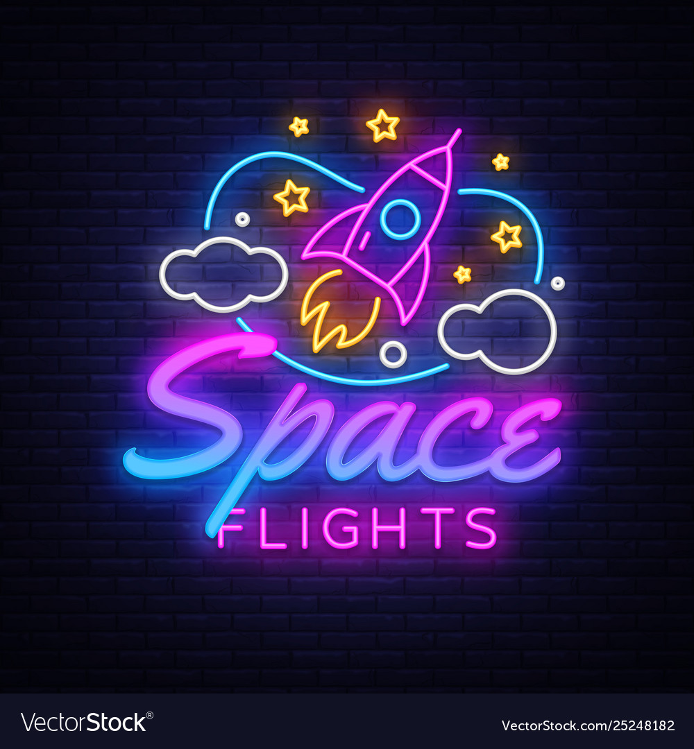 neon lights space