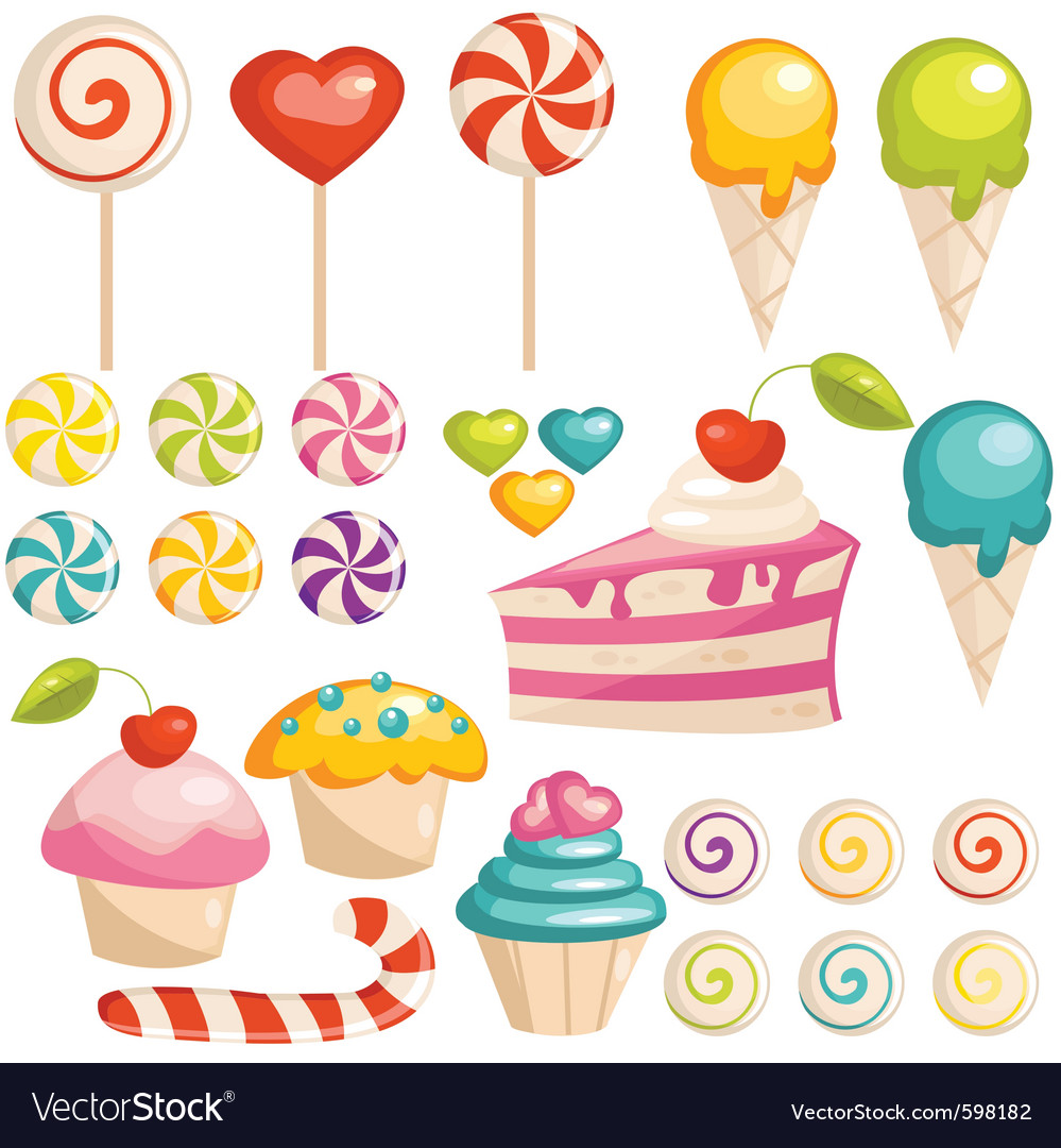 Sweets Royalty Free Vector Image - VectorStock