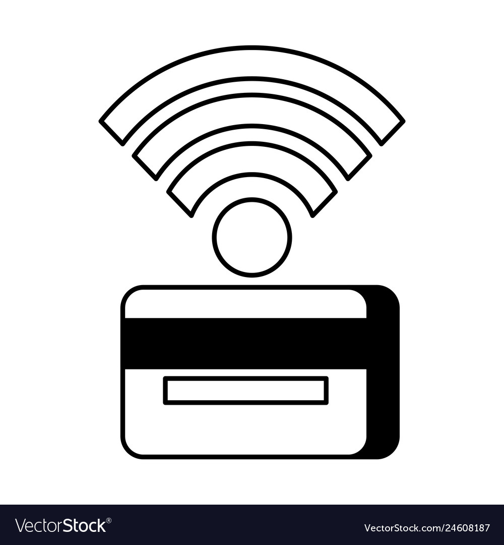 Bank card credit signal nfc payment