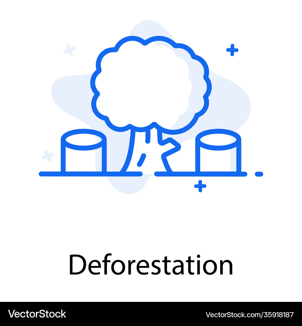 Deforestation Royalty Free Vector Image - VectorStock