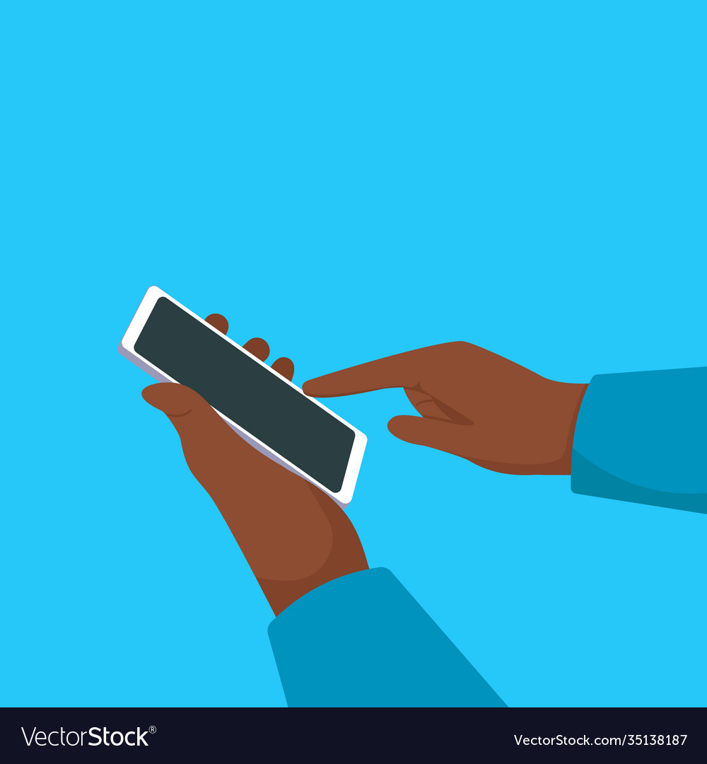 Hands Using Smartphone - Communication