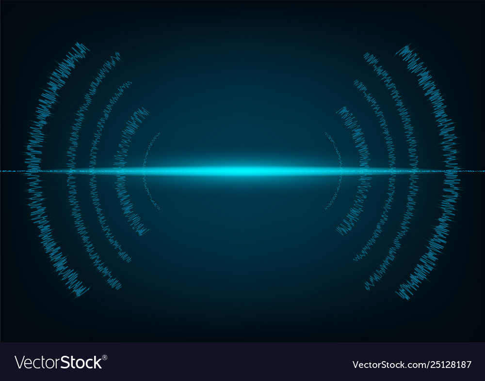 Line Soundwave abstrakter Hintergrund