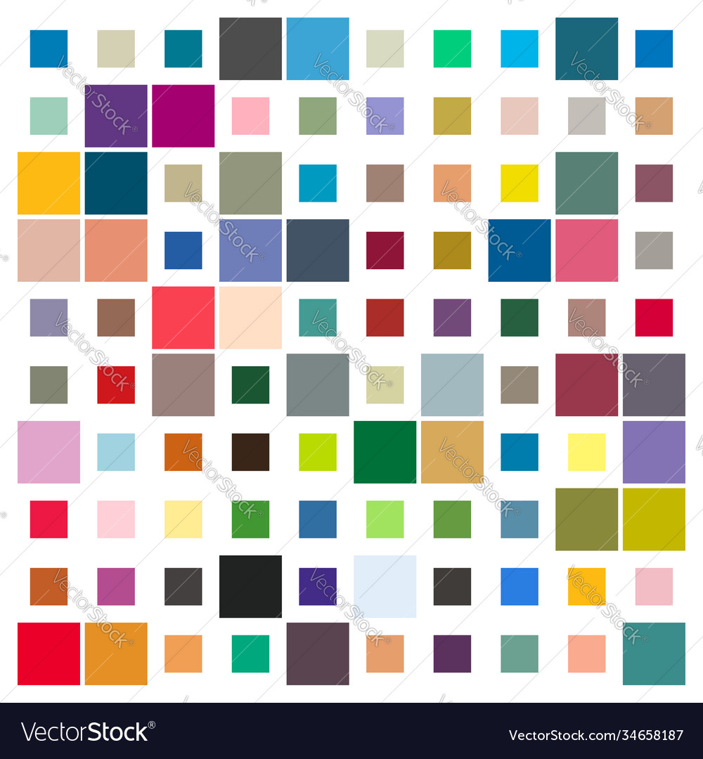 Random size squares design element