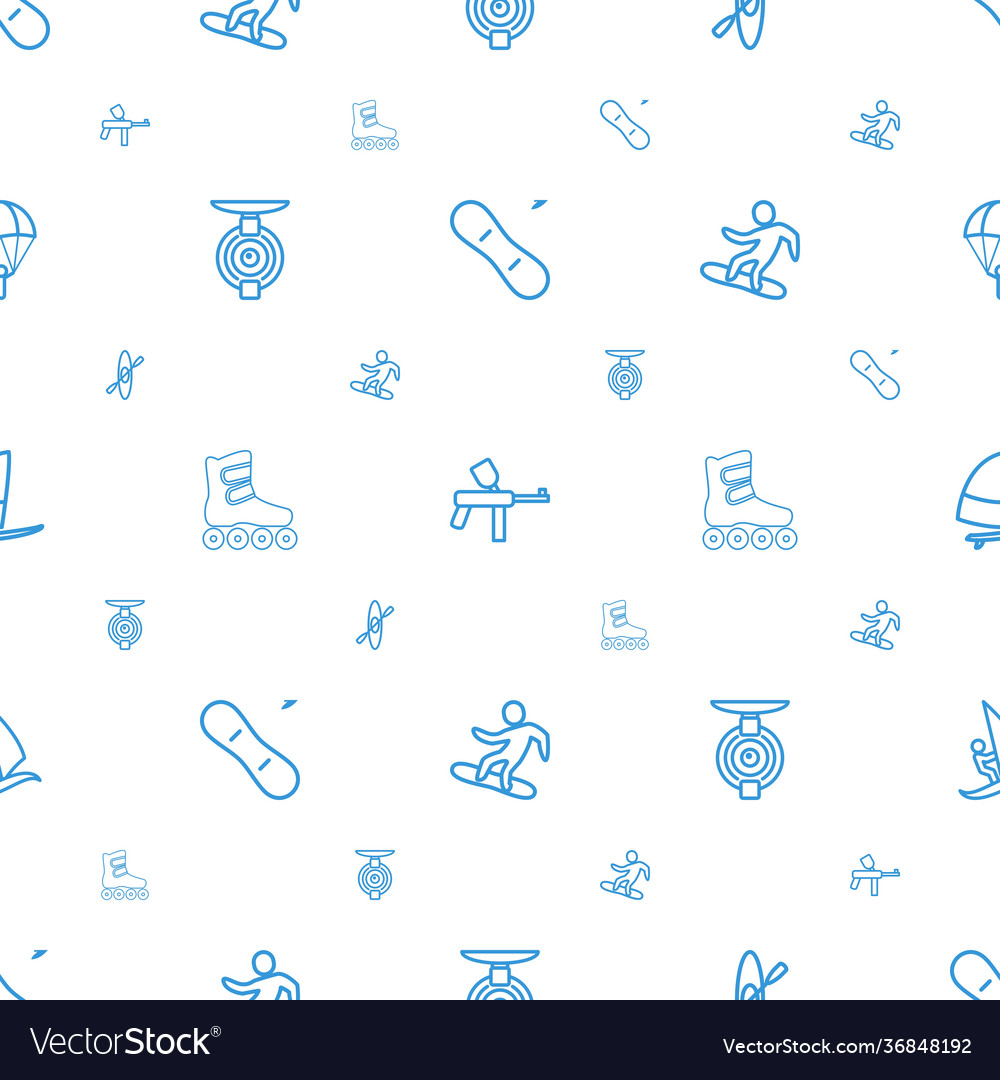 Extreme icons pattern seamless white background