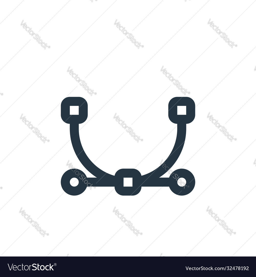 Icon editable stroke linear symbol for use on web