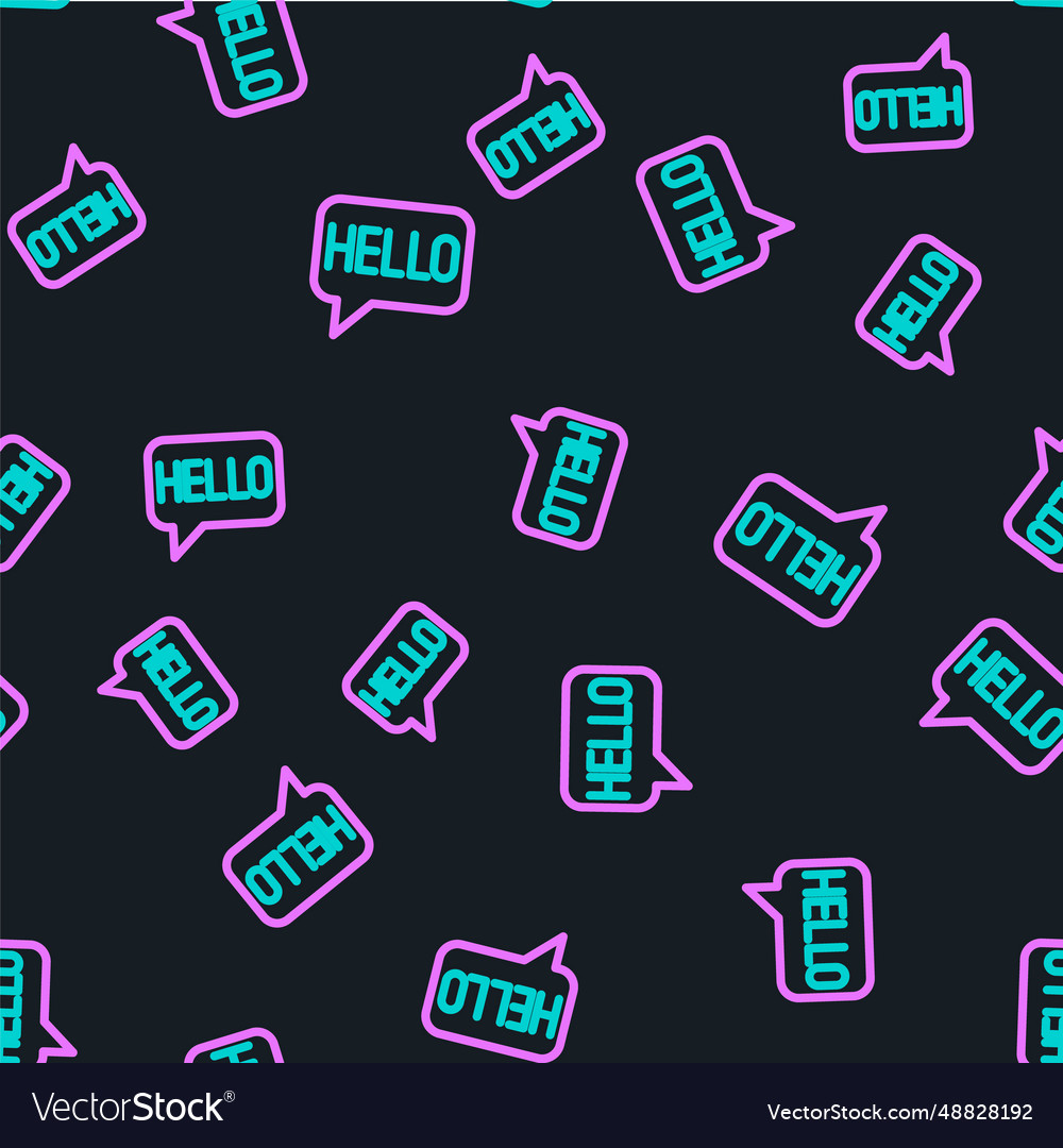 Line hallo in verschiedenen Sprachen Icon isoliert vector image Line hallo in verschiedenen Sprachen Icon isoliert