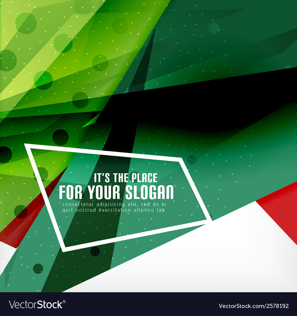 Modern 3d glossy overlapping triangles