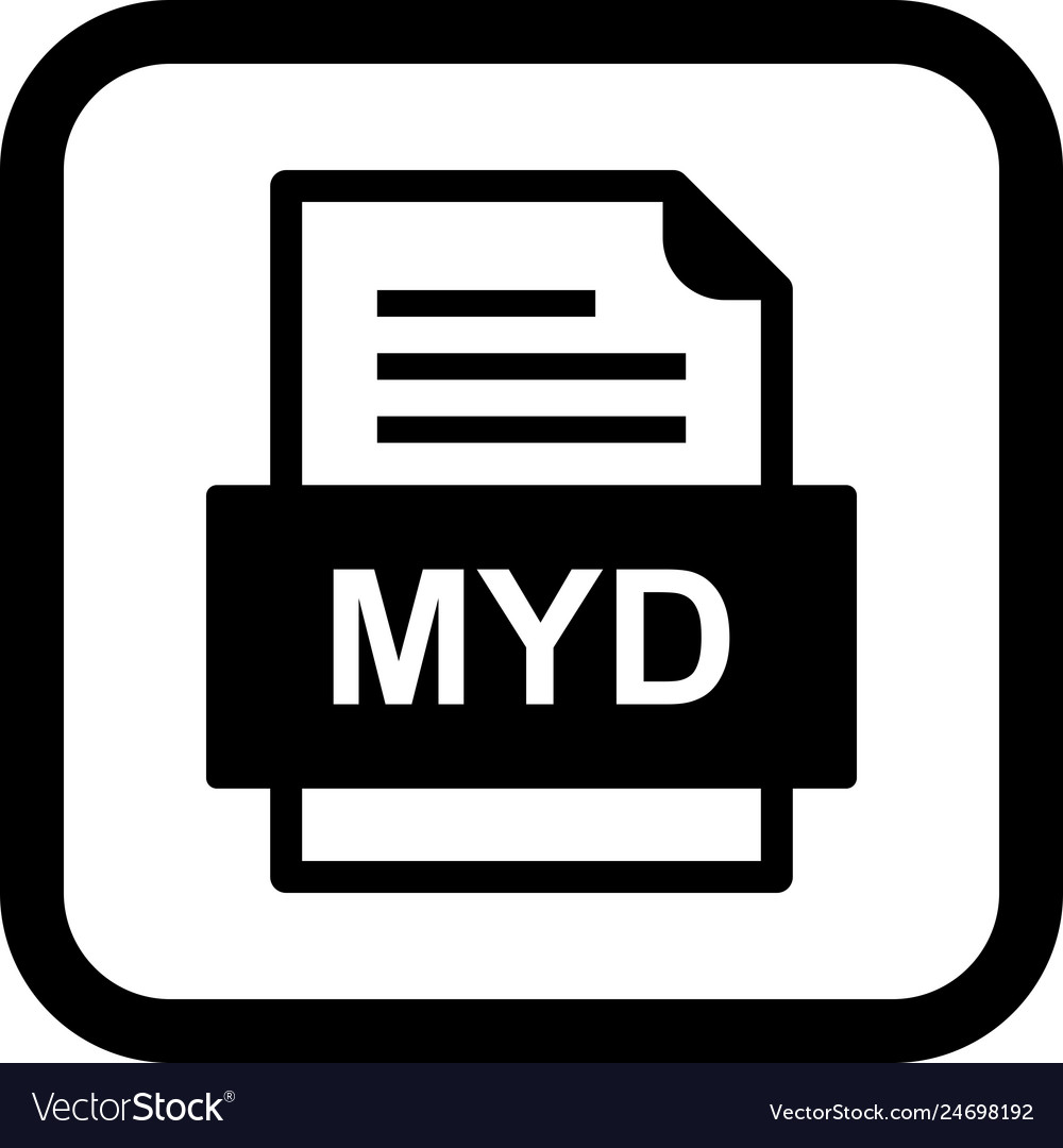 Myd file document icon