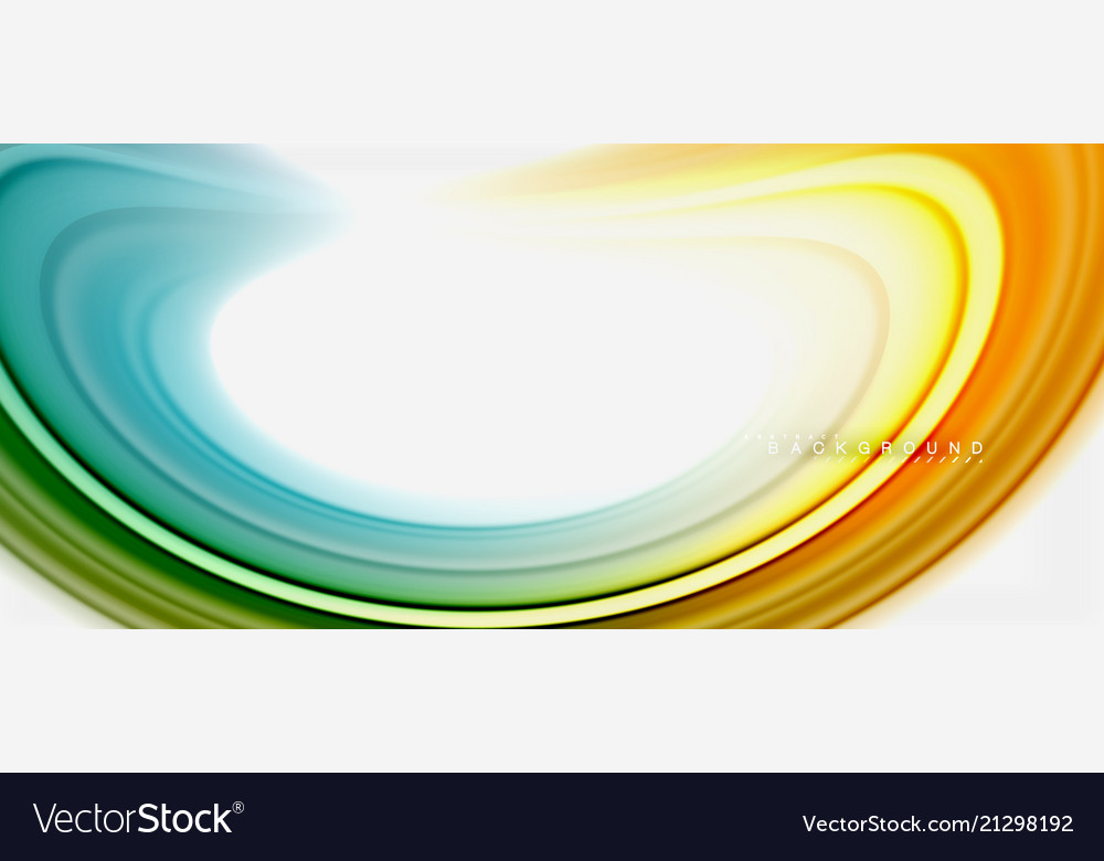 Rainbow fluid colors abstract background twisted vector image Rainbow fluid colors abstract background twisted