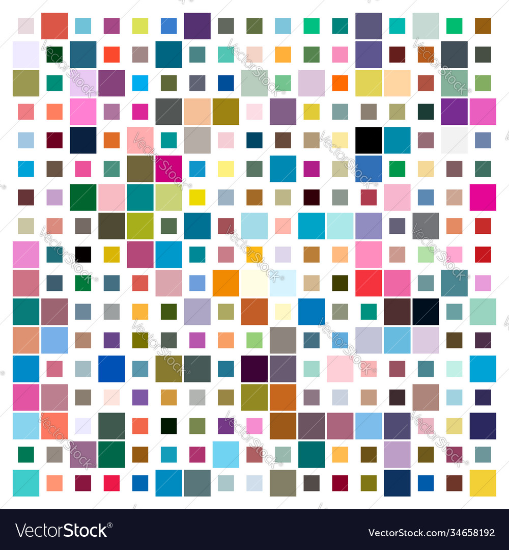 Random size squares design element