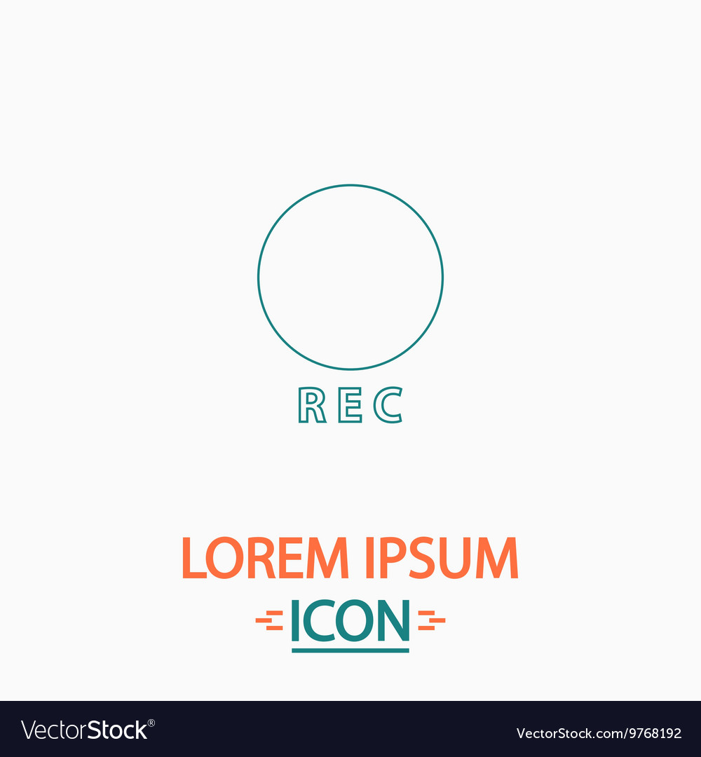 Rec computer symbol