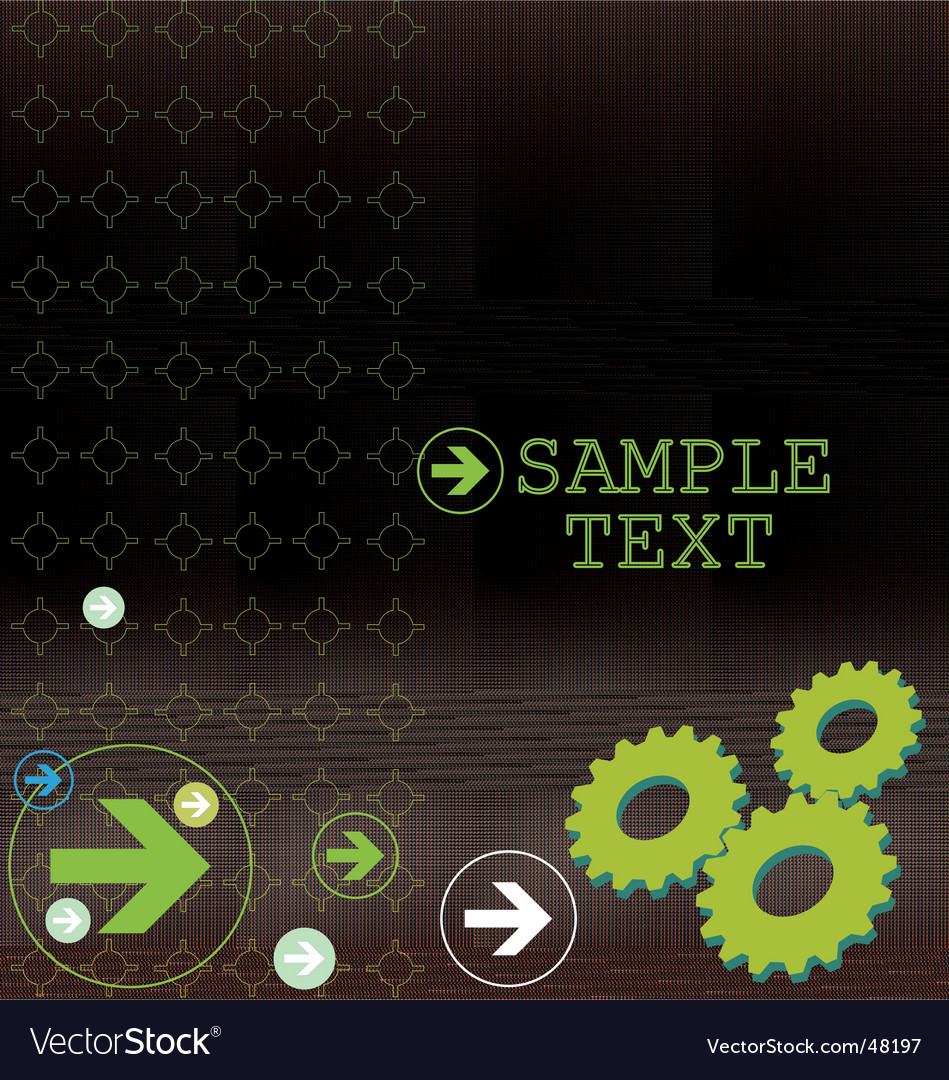 Abstract background with gears