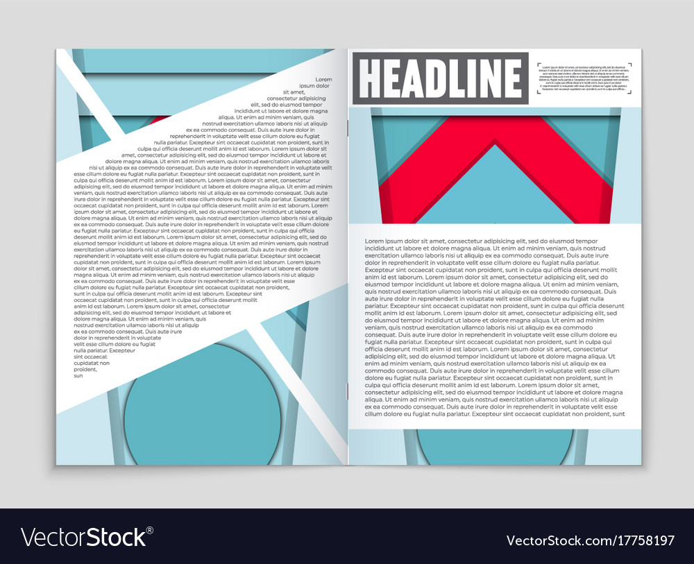 Abstract layout background set for art