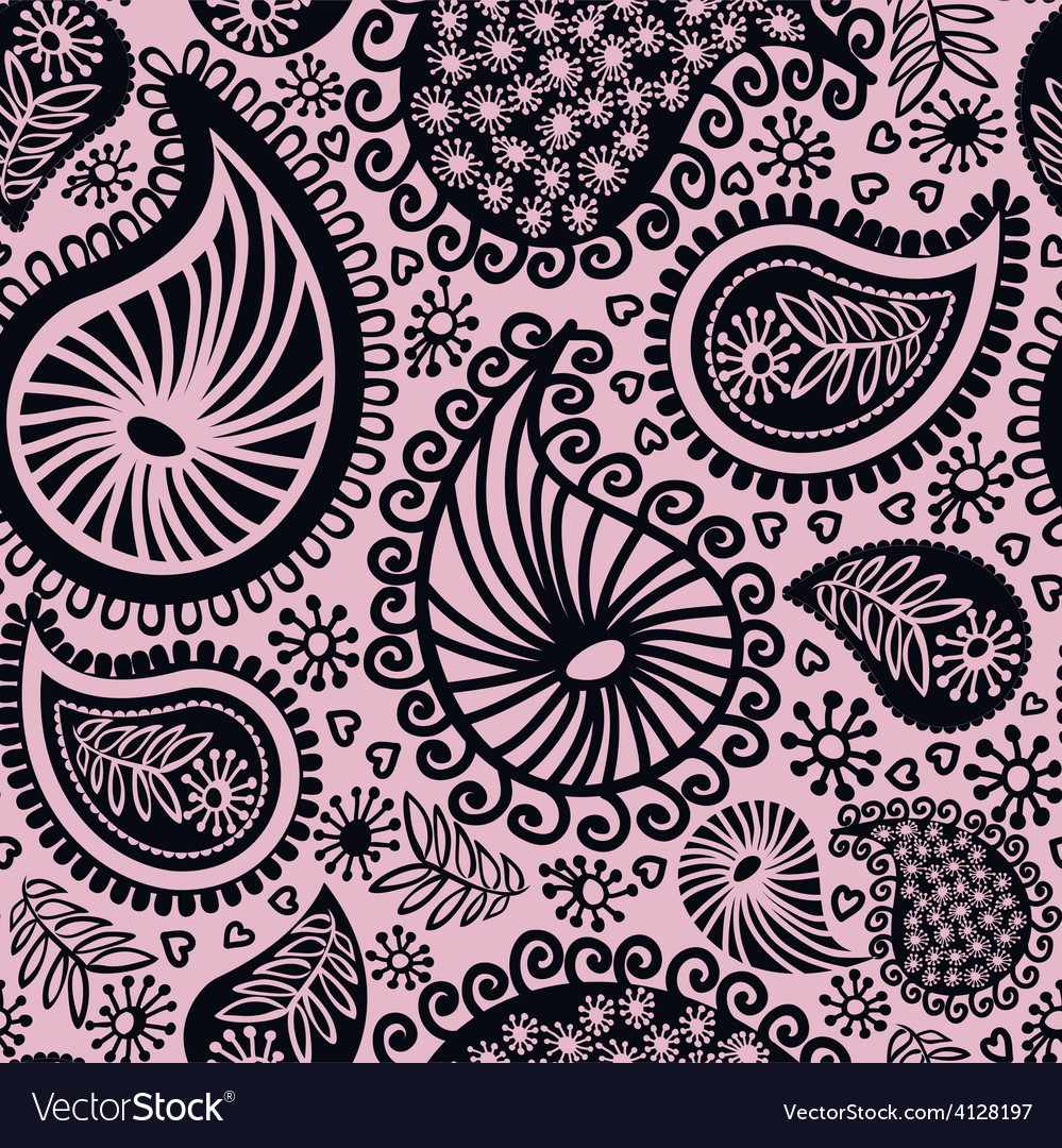 Abstract seamless doodle pattern