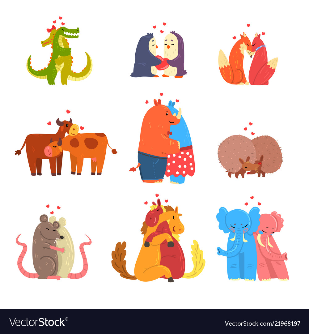 Adorable Animals Embracing