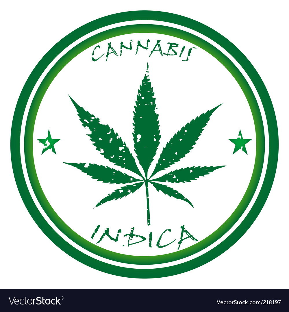 Cannabis stamp Royalty Free Vector Image - VectorStock