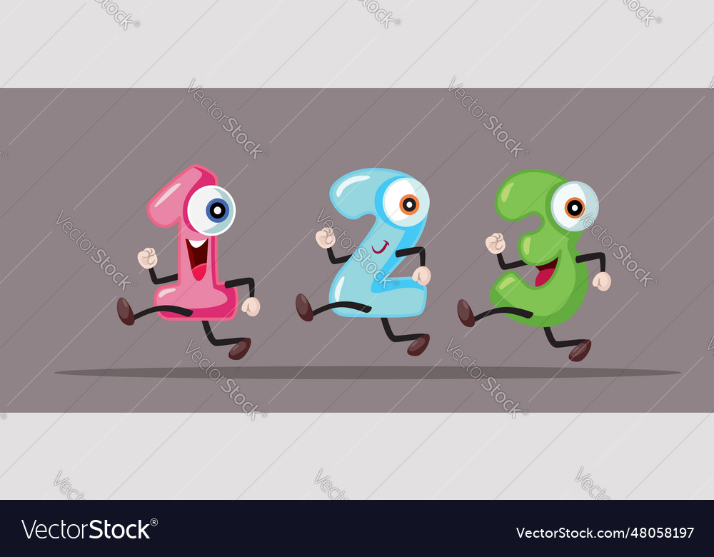 Funny numbers characters running together