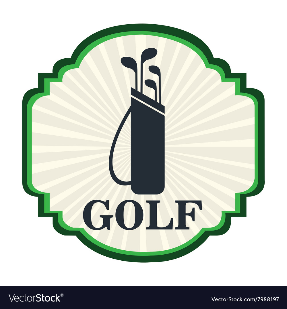 Golf league design Royalty Free Vector Image - VectorStock