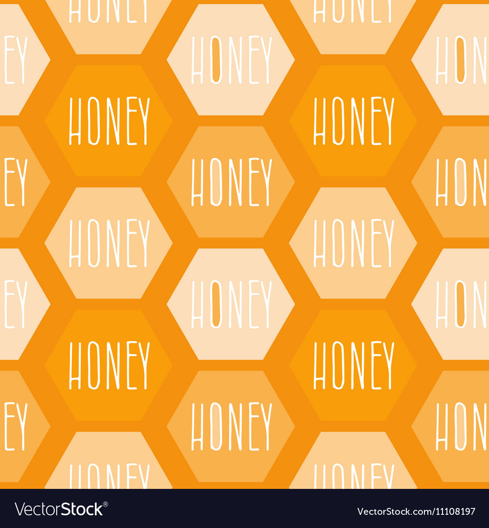 Honey patterned background