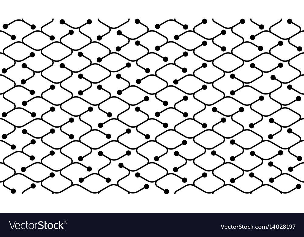 Isometric seamless pattern net lines background