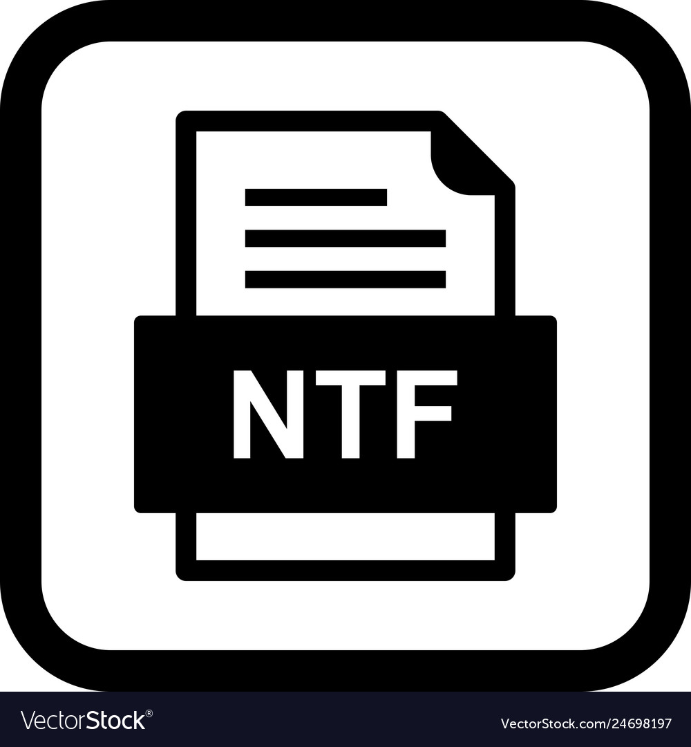 Ntf file document icon