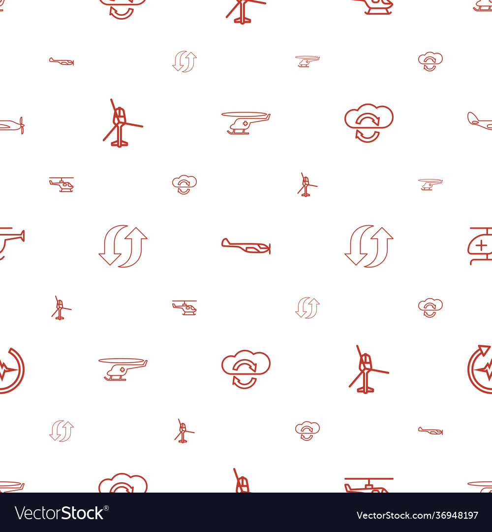 Rotate icons pattern seamless white background