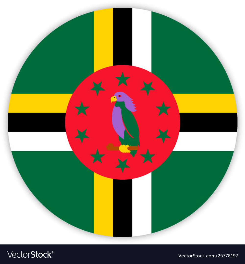 Simple round flag