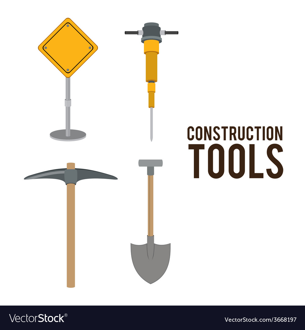 Tools design over white background