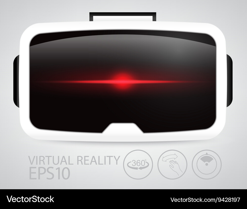 Virtual reality glasses Royalty Free Vector Image