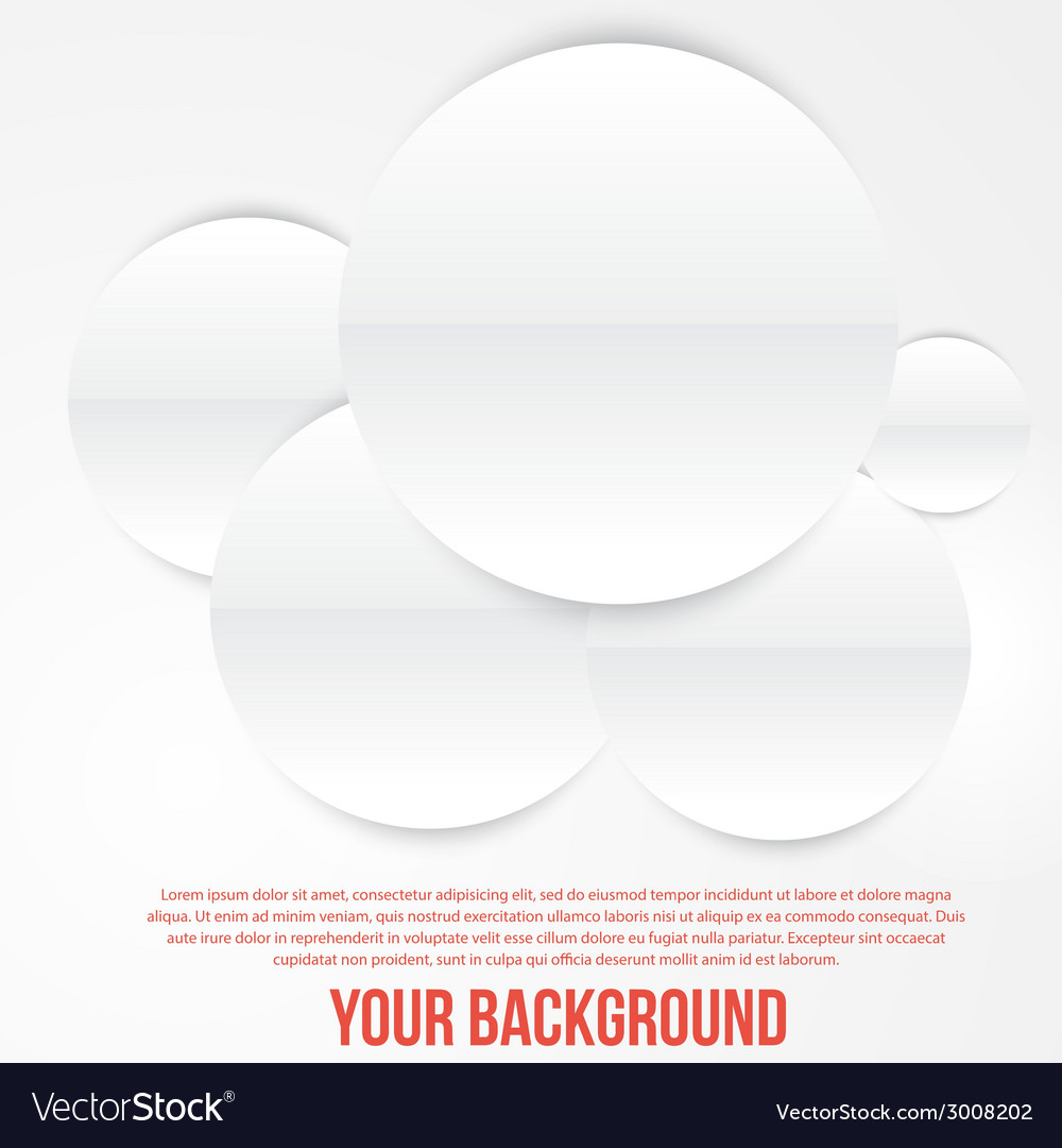Abstract circles template web design
