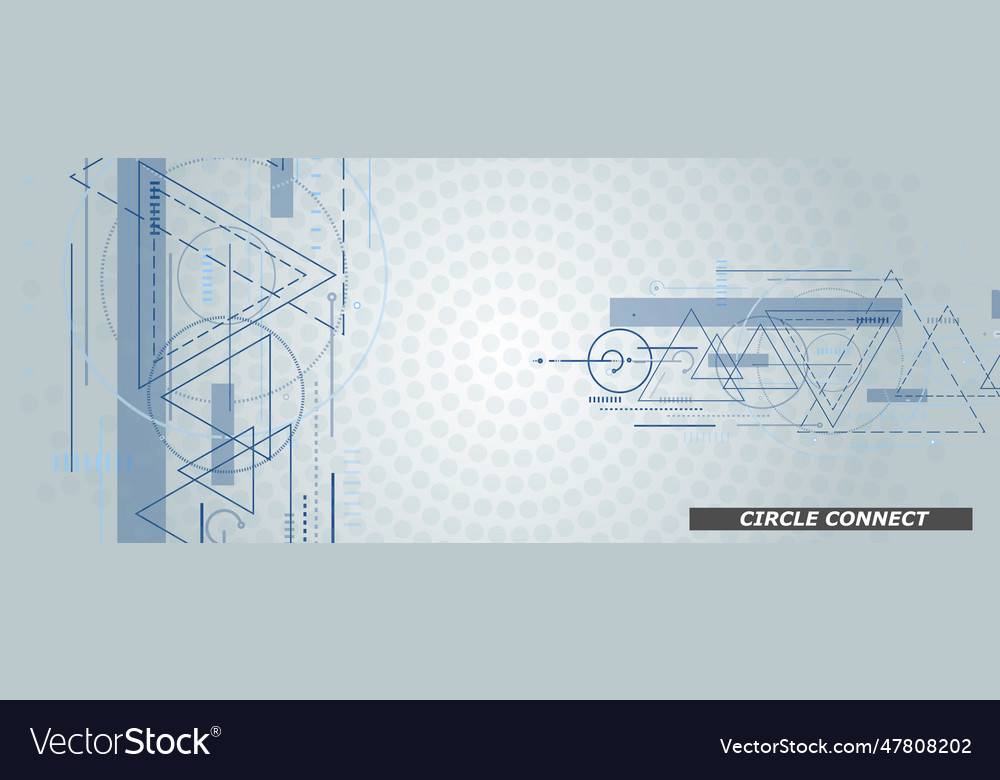Dynamic triangles background composition