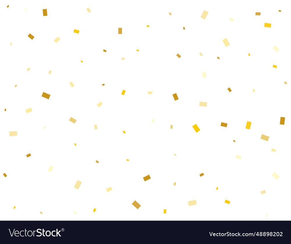 Golden rectangles confetti background