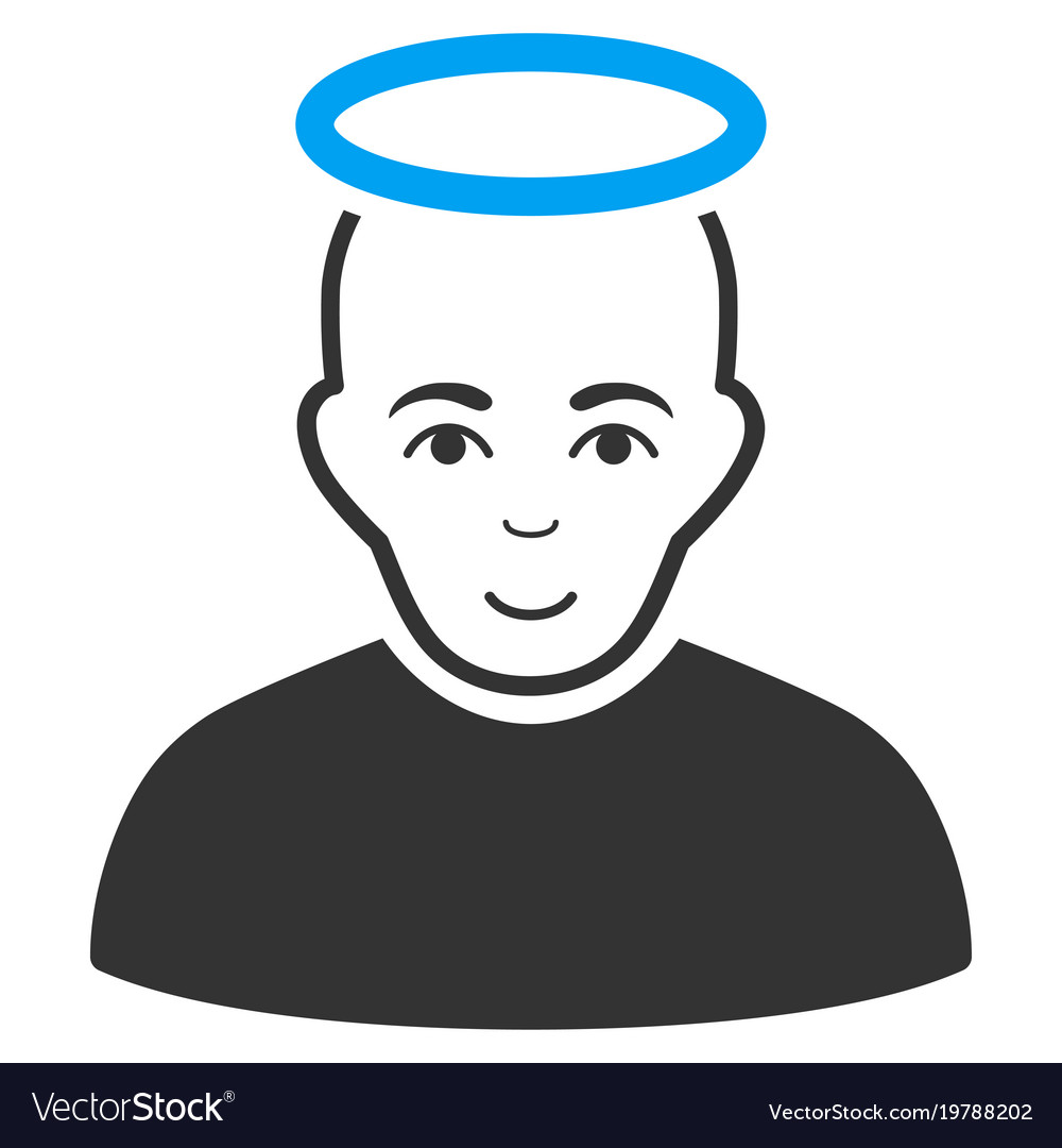 Holy man flat icon