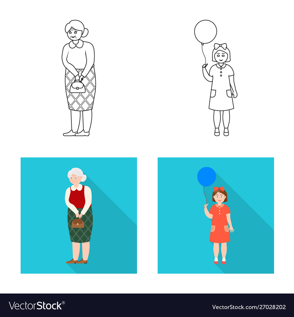 Isolated object character and avatar sign