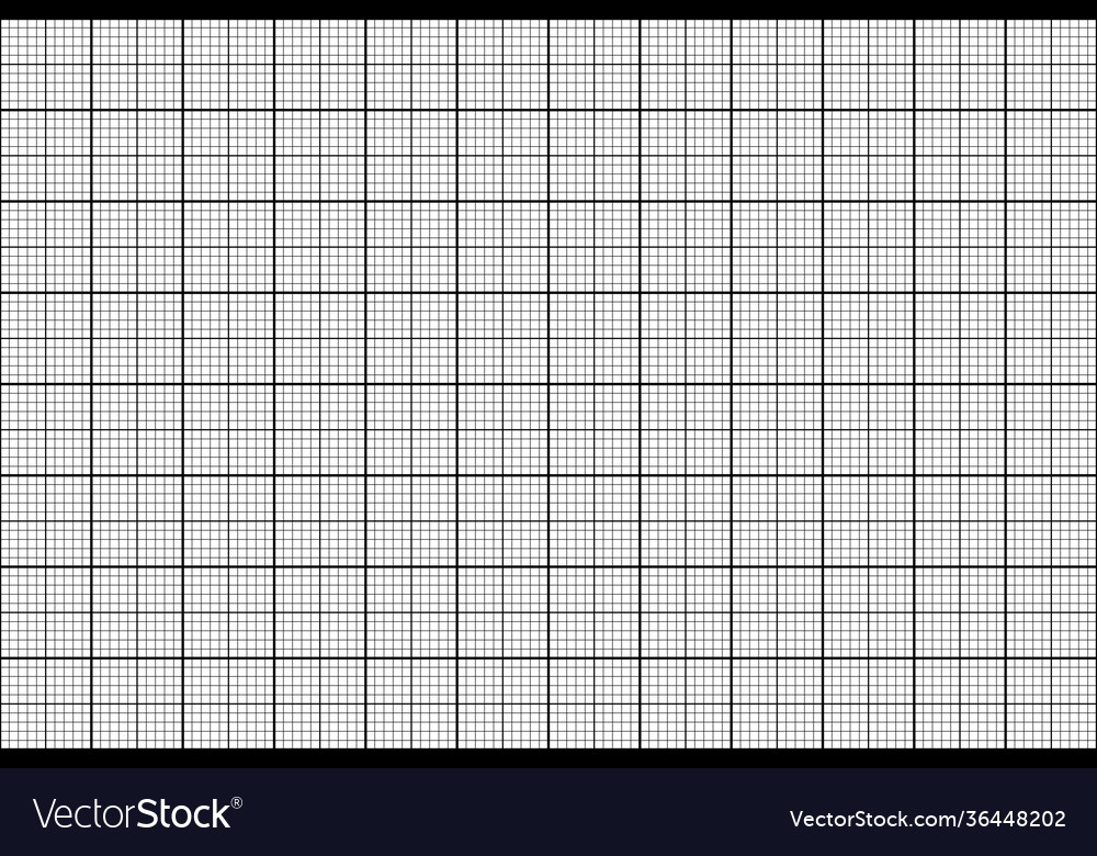Millimeter graph paper grid abstract squared vector image Millimeter graph paper grid abstract squared