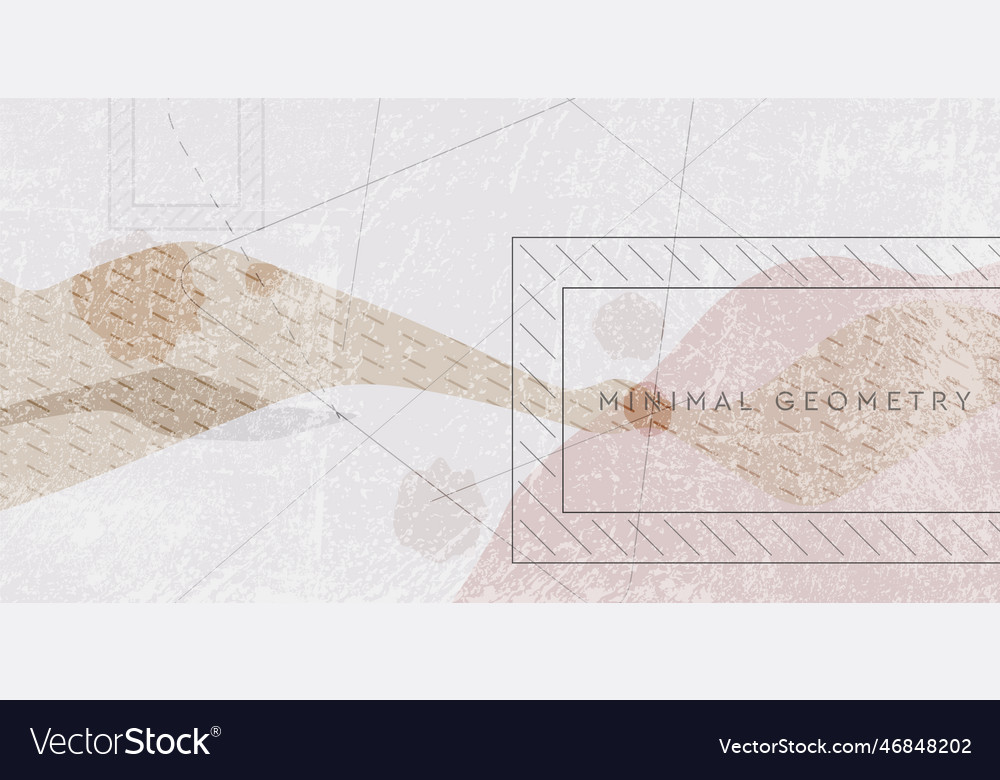 Minimal abstract geometric grunge background