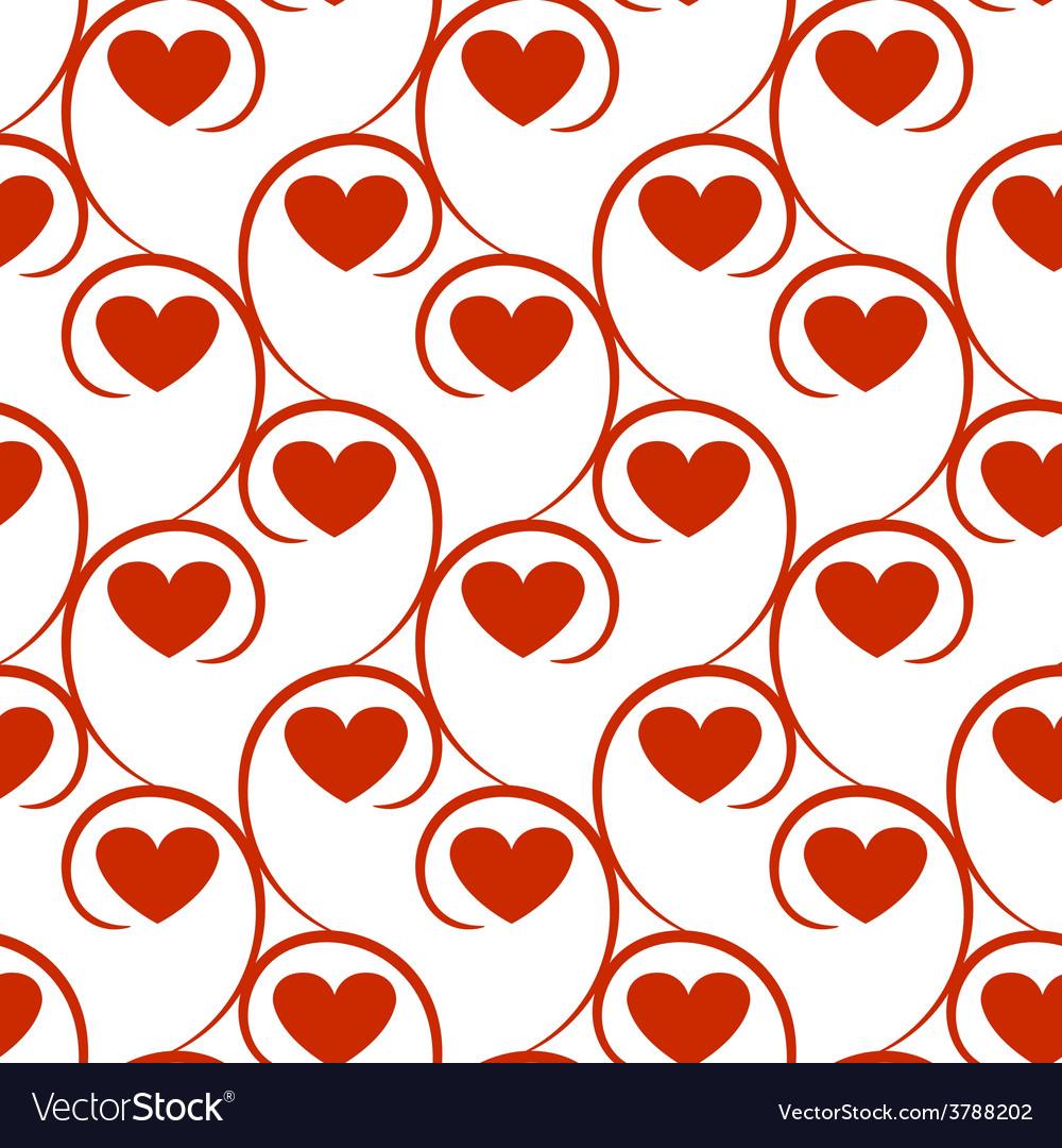 Pattern with hearts