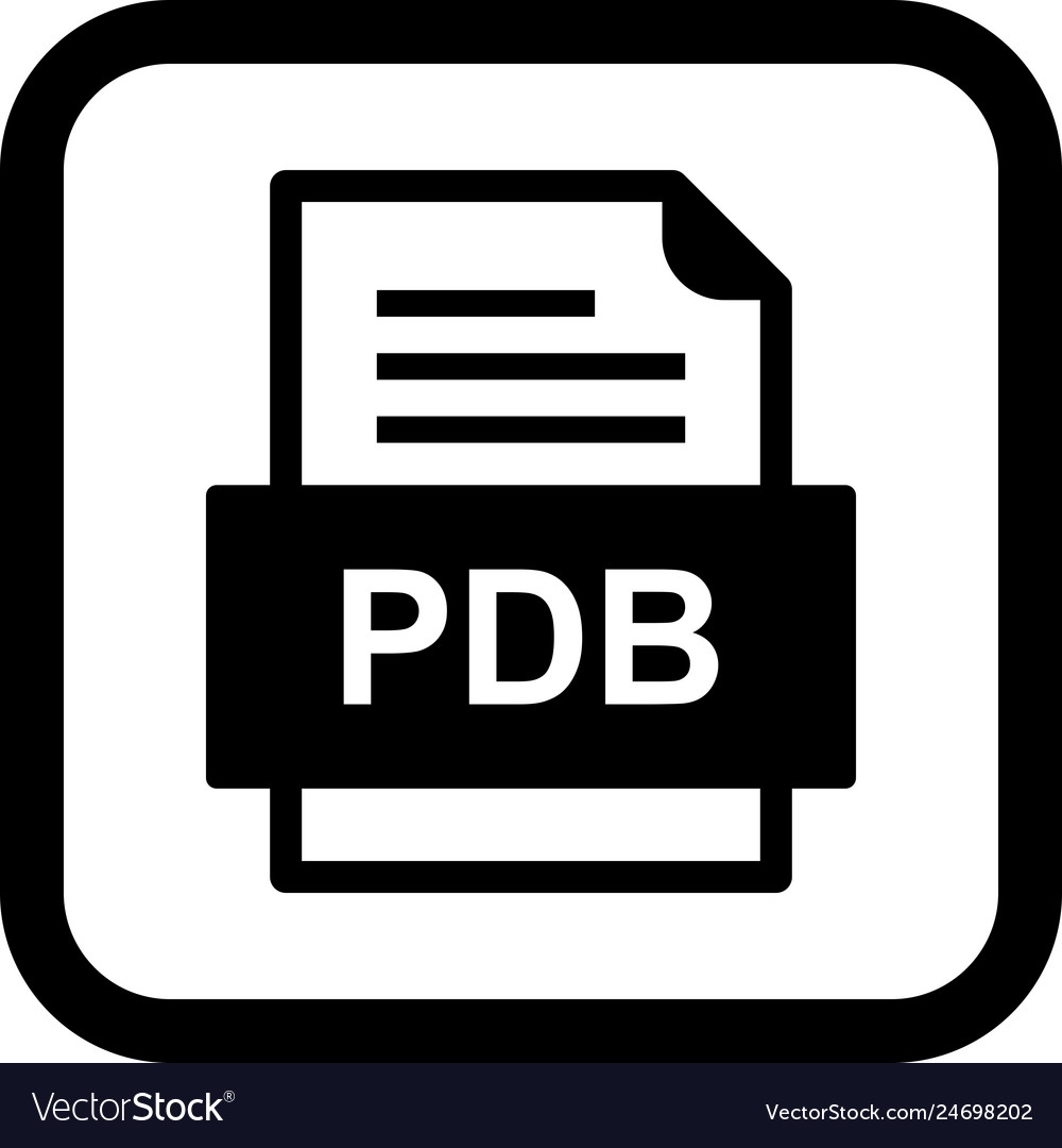 Pdb file document icon