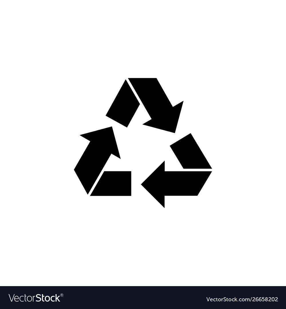 Recycle ecology recycling flat icon